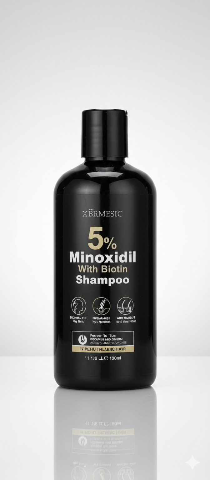 Minoxidil hair growth shampoos